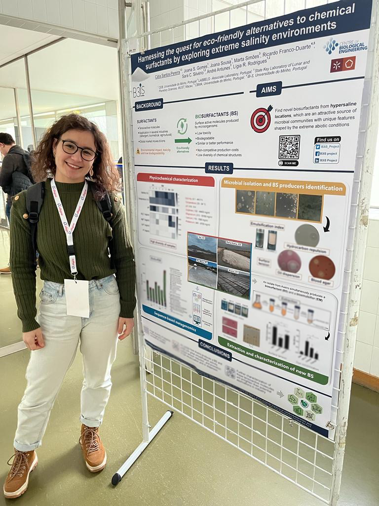 B3iS_Project's tweet photo. Our researcher Cátia Pereira was awarded a Best Poster Prize in the @Microbiotec23 congress with the work "Harnessing the quest for eco-friendly alternatives to chemical surfactants by exploring extreme salinity environments".
@SPBiotecnologia
https://t.co/iWhCqU4cz9 https://t.co/c2BWx8NQv9