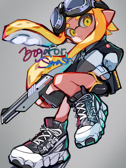 「inkling girl holding」Fan Art(Latest)