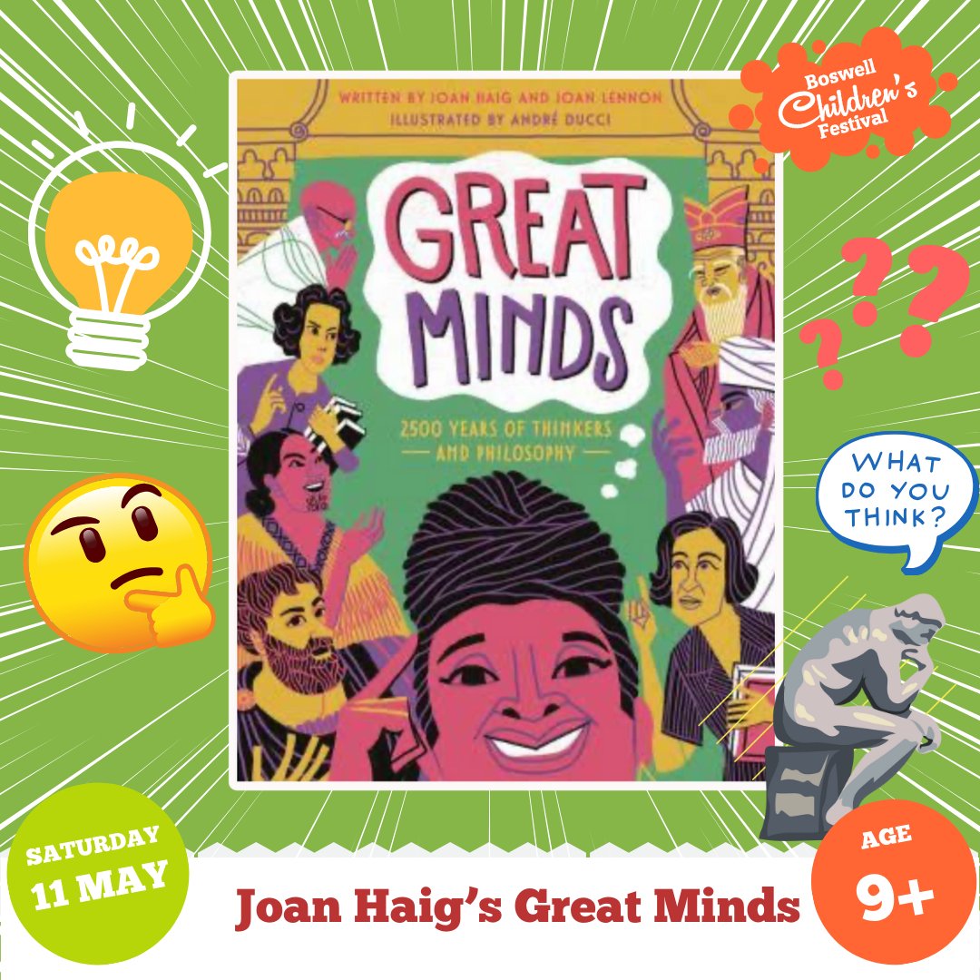 Ever wondered what made Socrates so wise? Does ‘nothing’ exist? And why is time so weird?🤔 Join Joan Haig for a mind-bending hour of BIG questions and surprising answers as we meet some of the greatest minds in human history! Great Minds: 2500 Years of Thinkers & Philosophers