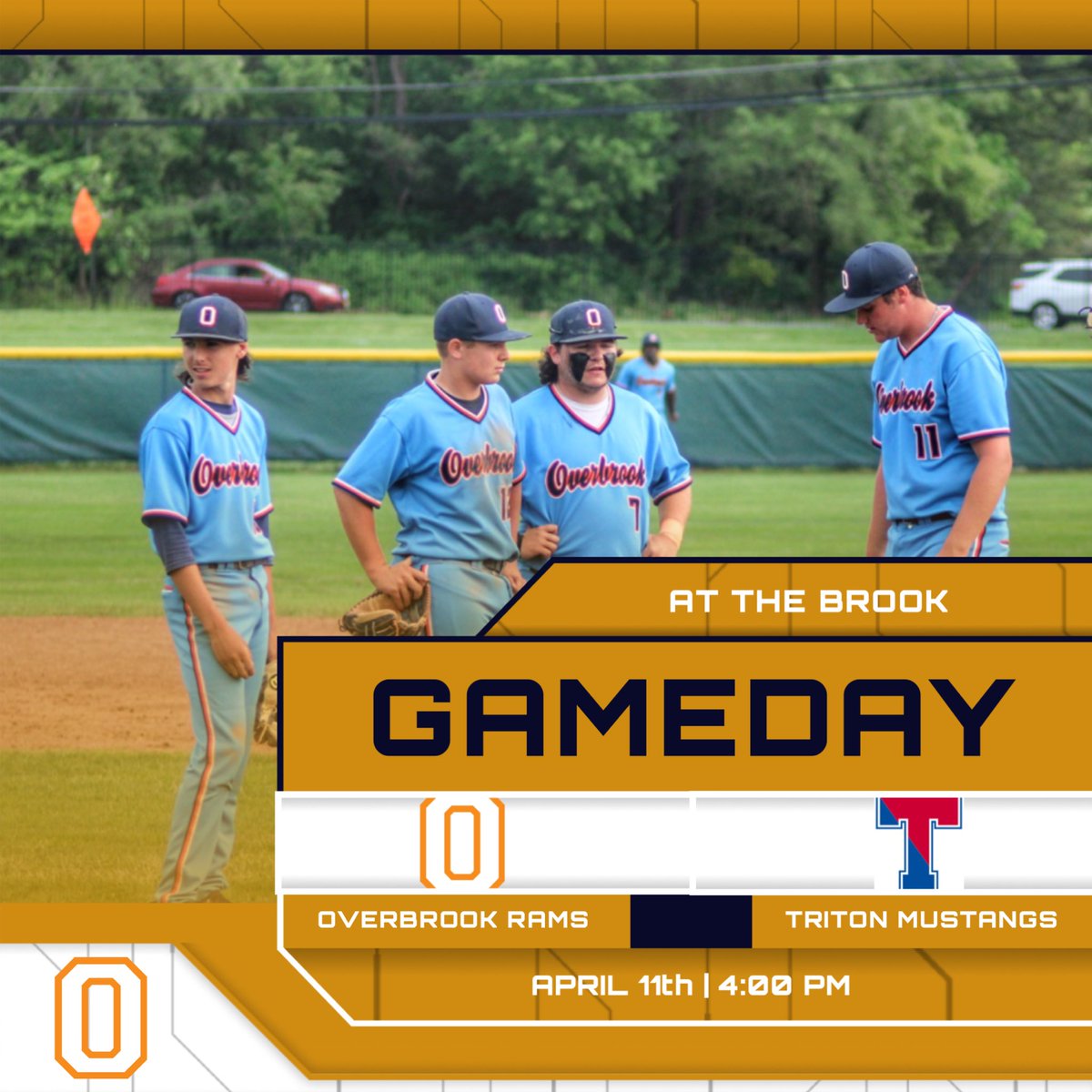 ⚡️Gameday @ The Brook⚡️
🆚 Triton
🏟️The Brook
🕒 4:00PM