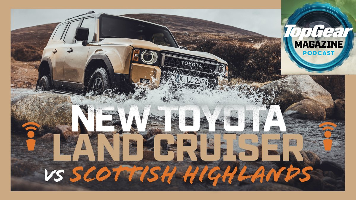 TG Podcast: the new Toyota Land Cruiser versus the Scottish Highlands. Indestructible, eh? Time to put that to the test → topgear.com/car-news/podca…