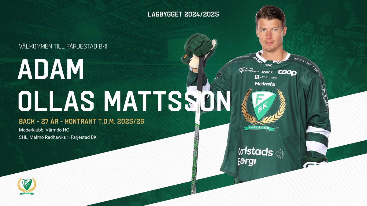 farjestad_bk's tweet photo. Välkommen till oss! 
👉 https://t.co/YJbGUJf7Jg #fbkse https://t.co/Pa4TronnRd