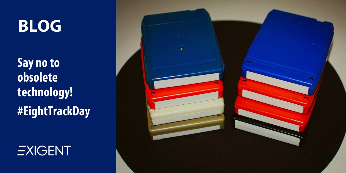 You wouldn't listen to 2024 music on an 8-track tape player, so don't ask your team to work on legacy tech. Get tips for a replacement strategy to swap out obsolete IT sooner rather than later. Read tips: hubs.ly/Q02qLF7H0 #EightTrackDay #legacy #cybersecurity #strategy