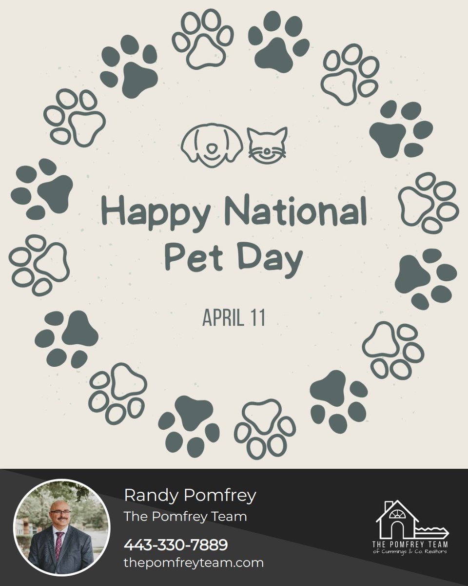 While it's impossible to love them even more than you do, show your pets some extra affection today. Celebrate your fur babies, it's National Pet Day! #nationalpetday #pets #dogs #cats #petday #loveyourfurbabies #furchildren