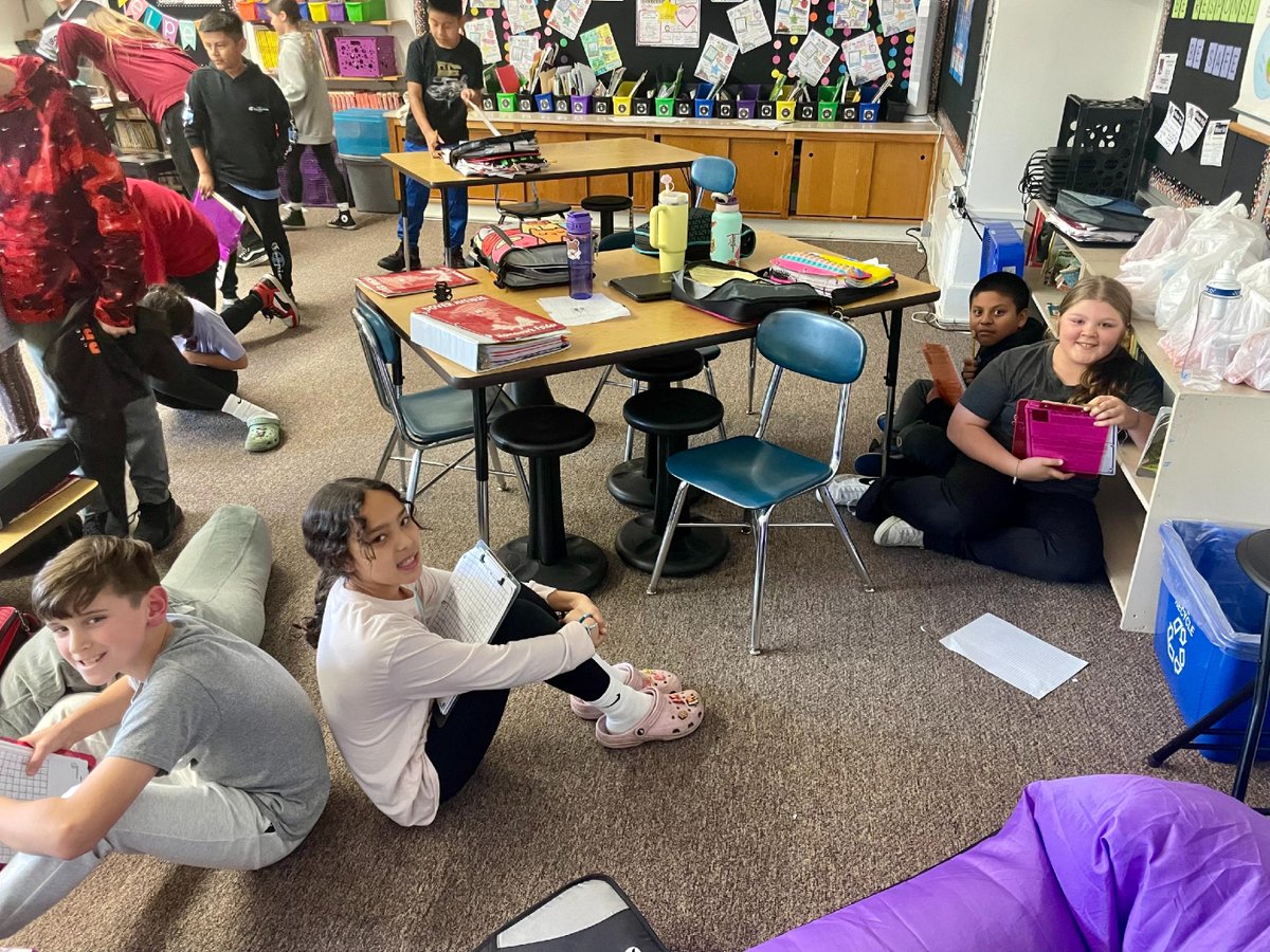 CityDover's tweet photo. 🗺️ Mrs. Schumacher's 5th graders at Dover Avenue became Early Explorers, guiding peers to map bedrooms unseen, echoing ancient cartographers. History's hands-on here! #wearedover #thedoverdifference 🧭 https://t.co/5mXV7yWcFF