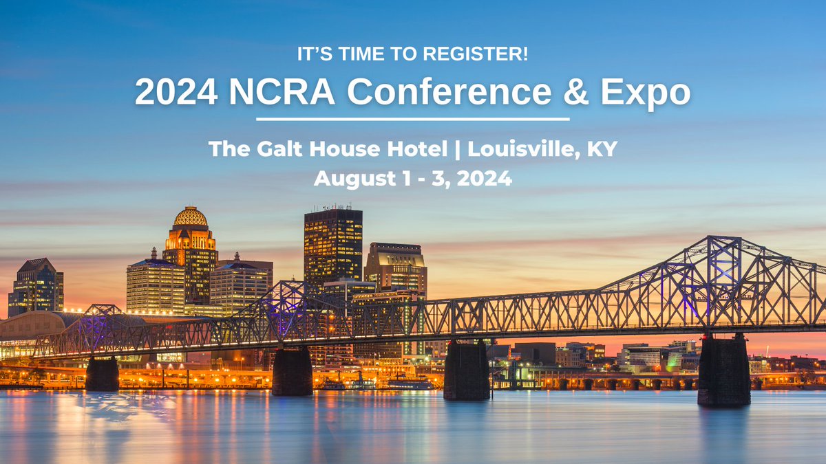 Registration for this summer's NCRA Conference in Louisville is NOW OPEN. Thought we'd share that if you register by May 15th, you'll get $30 off the full registration fee! We're looking forward to attending...hope to see you there! NCRA registration: bit.ly/4aRjNcD