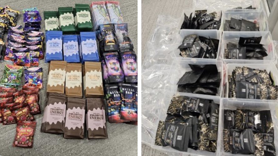 Douglas570News's tweet image. #BREAKING Regional Police announce charges and seizures of magic mushrooms after raids at addresses corresponding to the #FunGuyz stores in Kitchener and Cambridge.  Details now on @CityNewsKIT or online at player.kitchener.citynews.ca