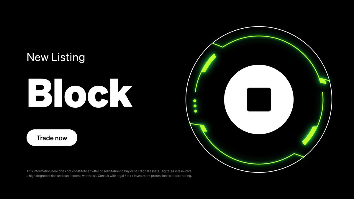 #NewListing ALERT 🚨 

📈 $BLOCK/USDT <a href="/GetBlockGames/">BlockGames</a> Spot Trading is now open!

Trade now: okx.com/trade-spot/blo…