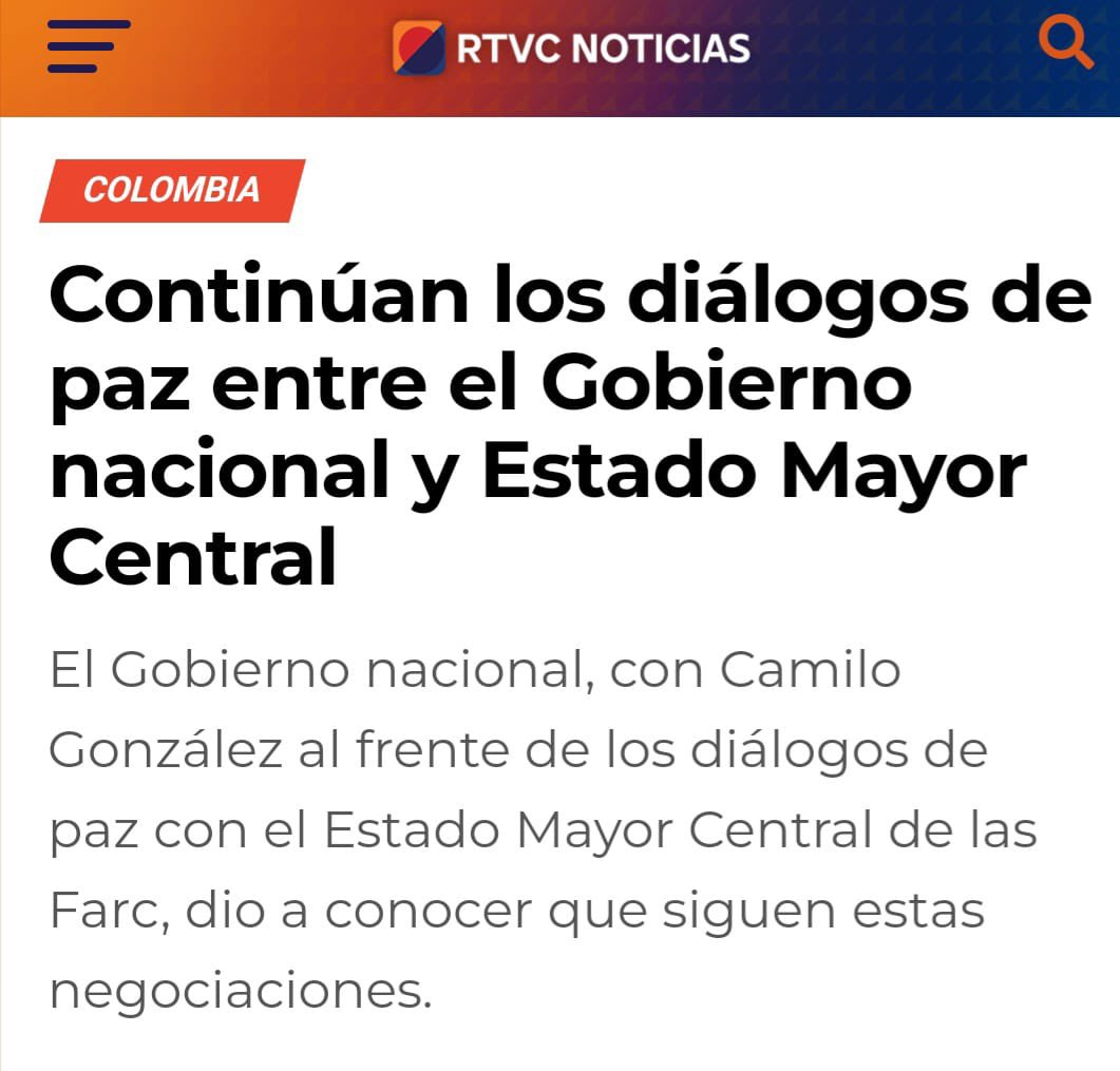 El lenguaje si importa y que desde el gobierno de @petrogustavo se le esté dando estatus político a las disidencias puede salirle mal a Colombia. Llevan meses denominándolas Estado Mayor Central de las FARC. Qué necesidad hay de revivir a esos delincuentes como una guerrilla?