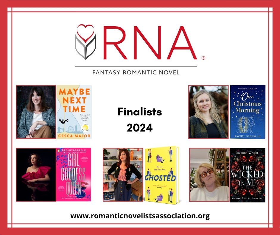 A HUGE congratulations to @CescaMajor and @EveWithAnN on being finalists in the 2024 @RNATweets Romantic Novel Awards! Their novels #MaybeNextTime and #TheBreakUpClause have truly captured our hearts, and we couldn't be more thrilled about this news 🤍 romanticnovelistsassociation.org/news/the-roman…