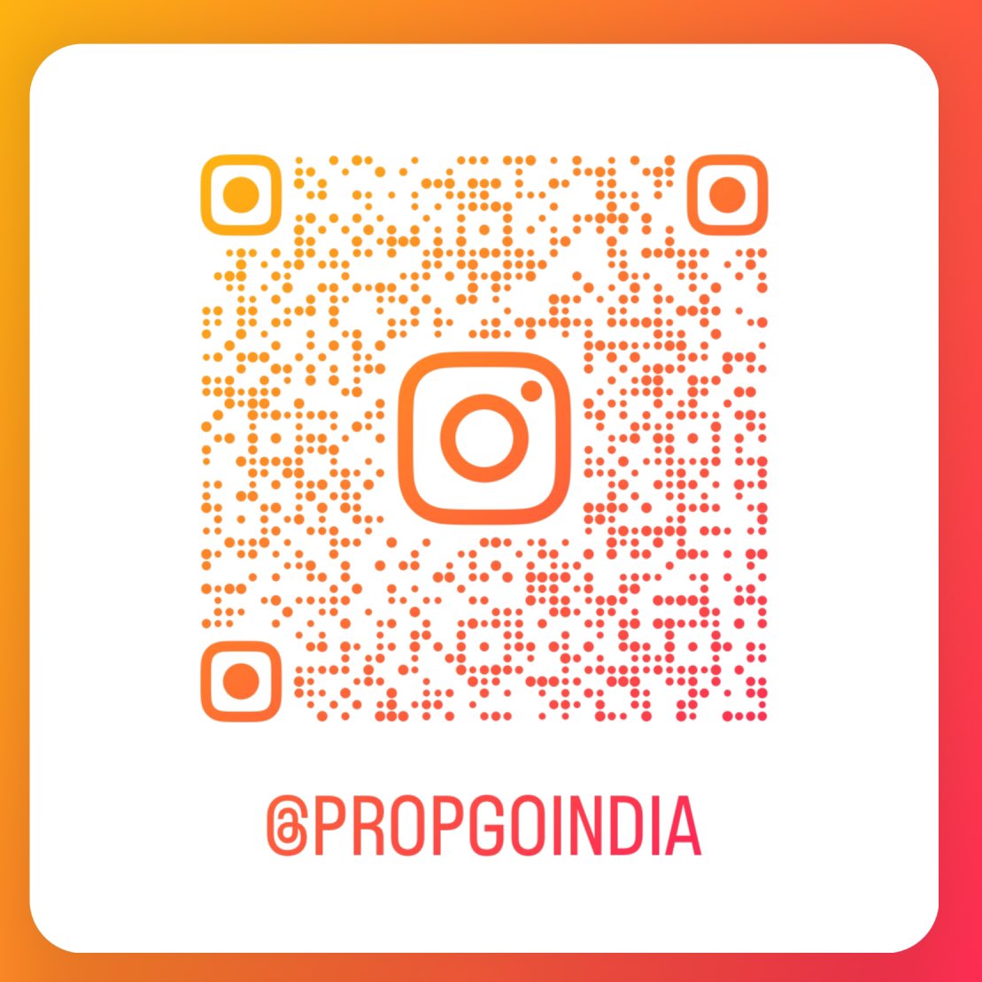 Follow our Instagram Account at instagram.com/propgoindia