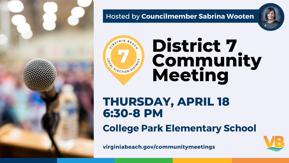 Councilmember Wooten will host a community meeting to update residents on projects & issues that impact District 7. Topics include an update on Level Green Park, ways to combat/address crime in the neighborhood & the FY2024-25 budget. More: bit.ly/3vJxGuP