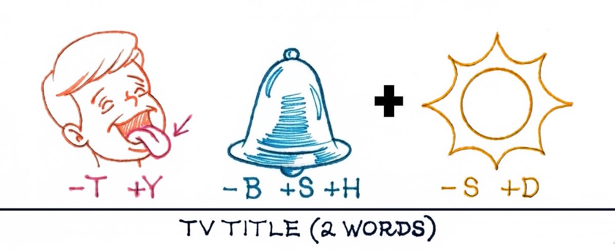 #PopCultureRebus Yesterday's solution: 'Tiny Toon Adventures' (1990-92) Today's puzzle is a spin-off, which would soon launch a spin-off of its own. #puzzle #TV