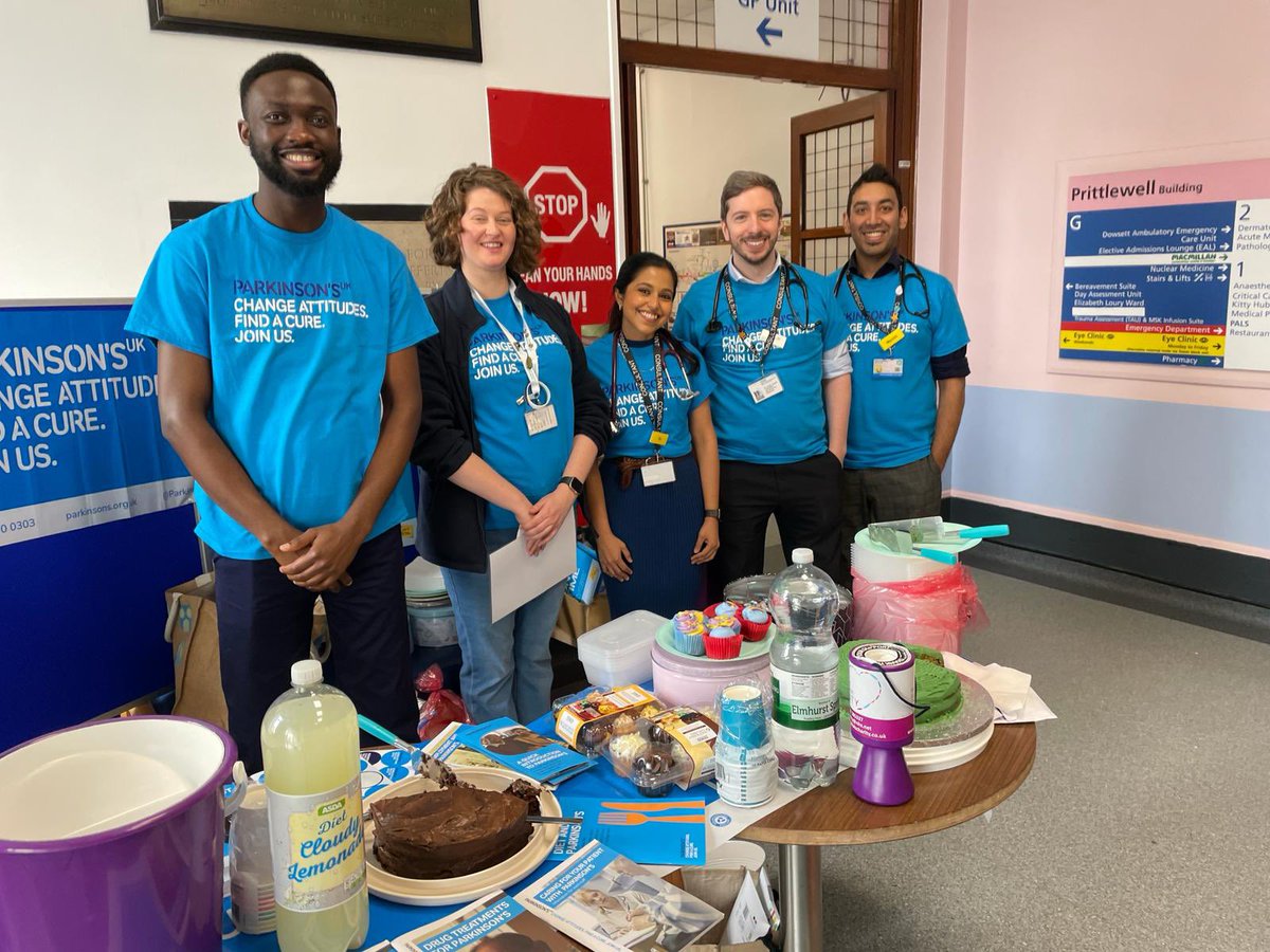 Well done to the team at Southend for the cake sale. #WorldParkinsonsDay2024 @HaydenRhona @MSEHospitals