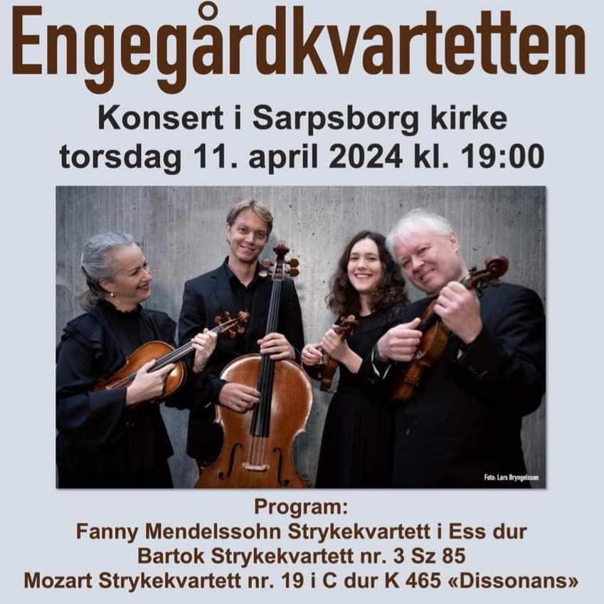 So looking forward to trying this programme for the first time - Fanny Mendelssohn, Bartók 3 and Mozart Dissonance. Tonight, Thursday 11th April, 7pm in Sarpsborg (not to be confused with Salzburg!).