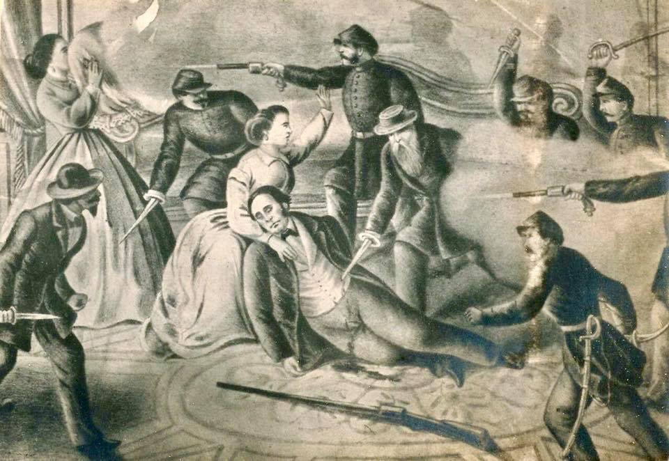 fabian_1978's tweet photo. El 11 de abril de 1870, un grupo de 50 hombres, formado por correntinos, uruguayos y un entrerriano irrumpió en el Palacio San José, residencia del general Justo José de Urquiza, y lo asesinó a tiros y puñaladas, en presencia de su esposa e hijos. 

Sus asesinos acusaban a Urquiza de traidor. Uno de los argumentos fue su adhesión a Bartolomé Mitre para ir a la guerra contra Paraguay. Murió un mes después que su compadre Francisco Solano López. 

IMAGEN: Archivo Nacional Argentino