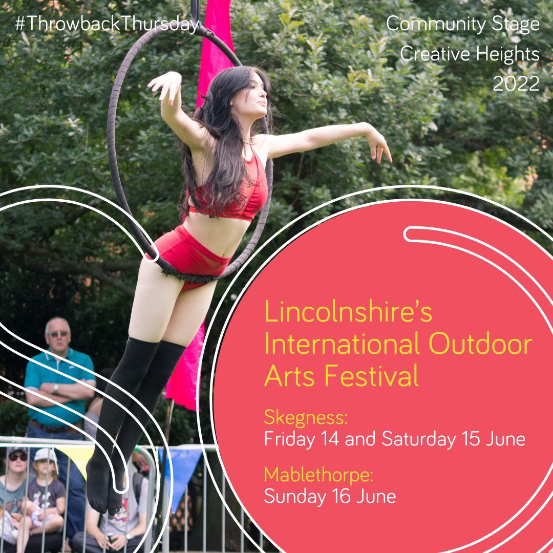 #ThrowbackThursday Creative Heights wowed on the Community Stage in 2022 showing a range of aerial and circus skills as well as teaching our audience members in workshops! Save the date for #SOFestival! 🌟 14 15 16 June 2024 🌟 Sign up to our newsletter at buff.ly/483J95g