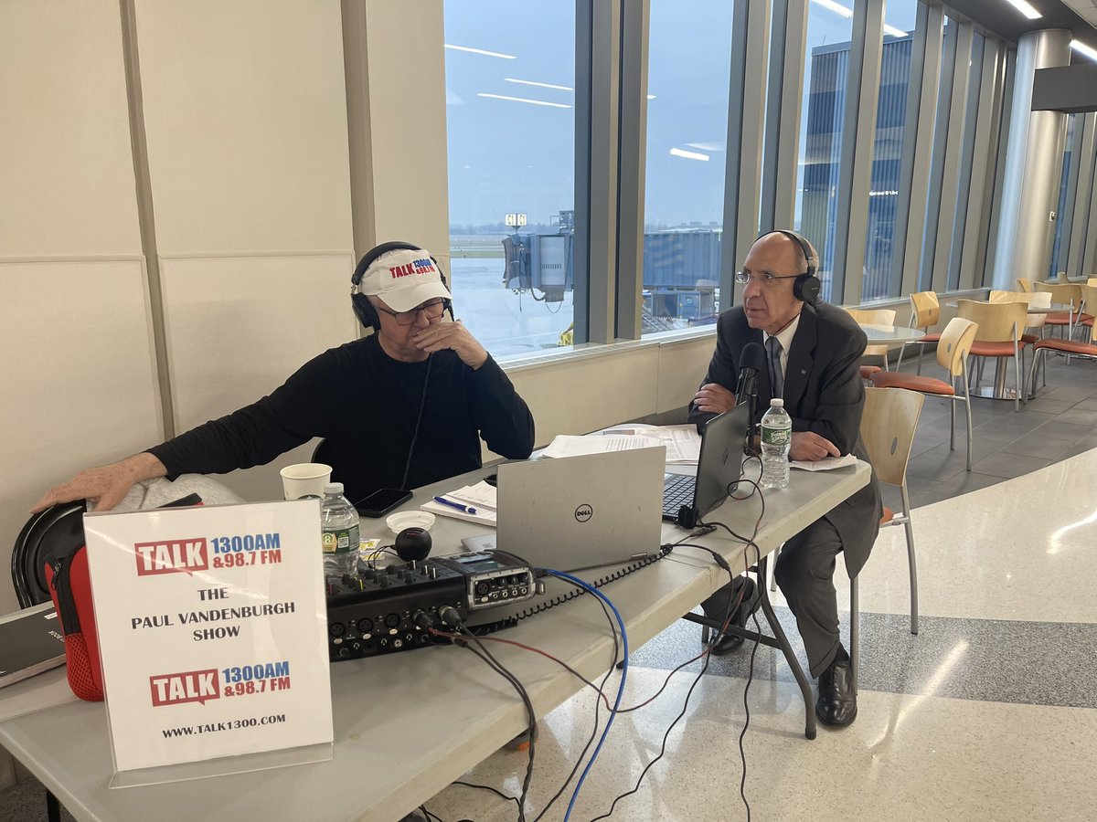 HAPPENING NOW: Phil Calderone, CEO at ALB is chatting with @PaulVandenburgh live from the terminal. Tune into @TALK1300NEWS.