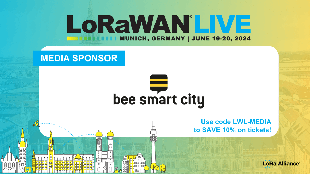 Are you developing or implementing #LoRaWAN based solutions? Then #LoRaWANLive in Munich, Germany this June is your place to be! Register to join the global LoRaWAN ecosystem for two full days of presentations, demonstrations &amp; networking: bit.ly/3J4E16X