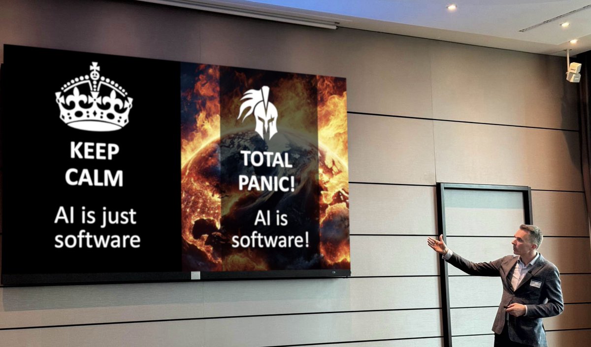 Keep calm, AI is just software, so you can build on familiar things in your lifecycle. At the same time, BECAUSE AI is software, it suffers from typical issues:  maintainability, testability, security, etc.
See owaspai.org for guidance.
#ai #aisecurity <a href="/owasp/">OWASP® Foundation</a>