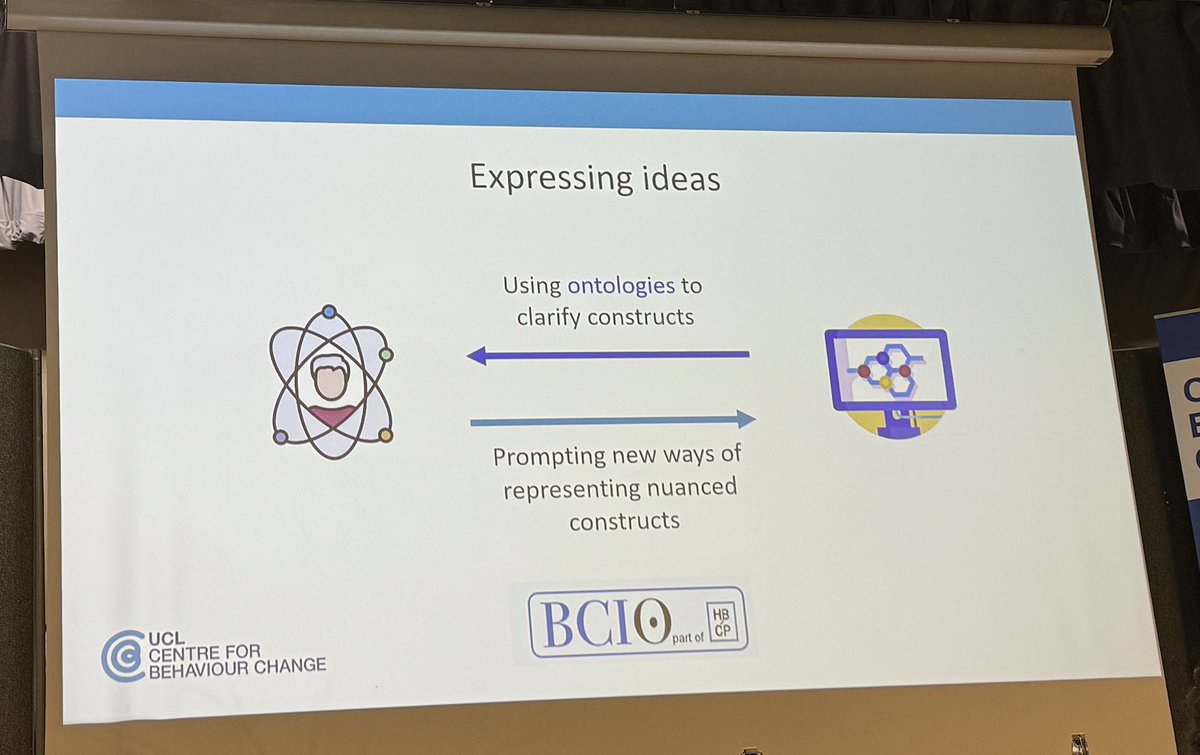 🎉Great to see all the attendees at @UCLBehaveChange 10 year anniversary #10YearsCBC 

💡There were inspiring talks by @HBCProject's leading investigators, @SusanMichie & @robertjwest, on why we need to organise knowledge to advance behavioural science & how ontologies can help