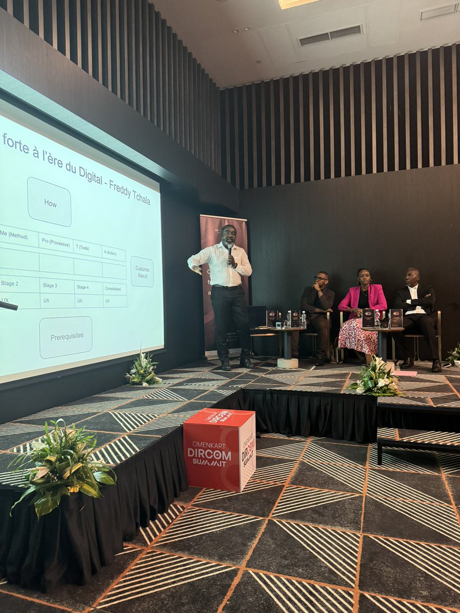 omenkart's tweet photo. La dernière articulation : bâtir une marque forte à l’ère du digital : tendances et bonnes pratiques.
Intervenants : Freddy Tchala, @blaiseetoa, Mireille Esso et @BapaYves .
#DirComSummit #Omenkart #Digital https://t.co/JdQt14bX7M