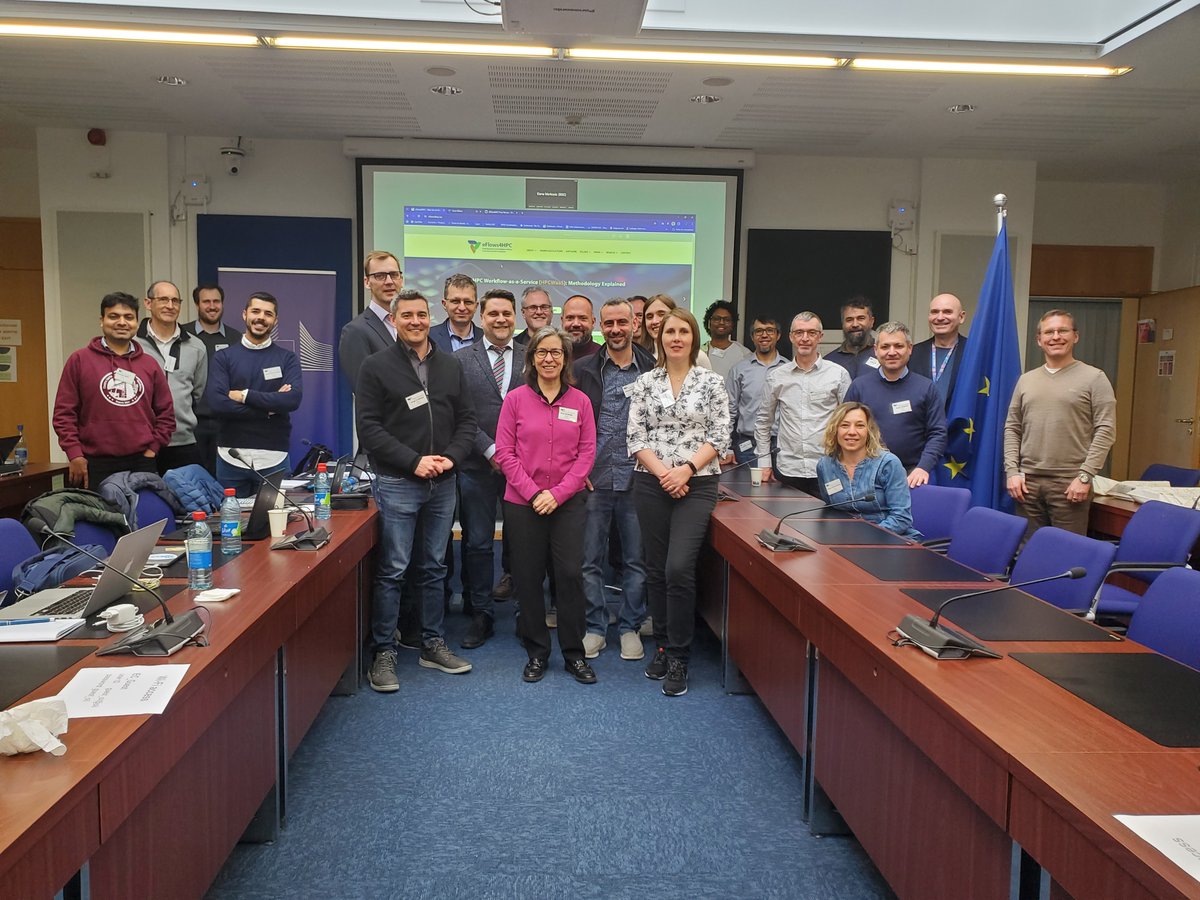 Thanks to EuroHPC JU for hosting the #eFlows4HPC team at your premises for our project review today. #HPC #software #workflows