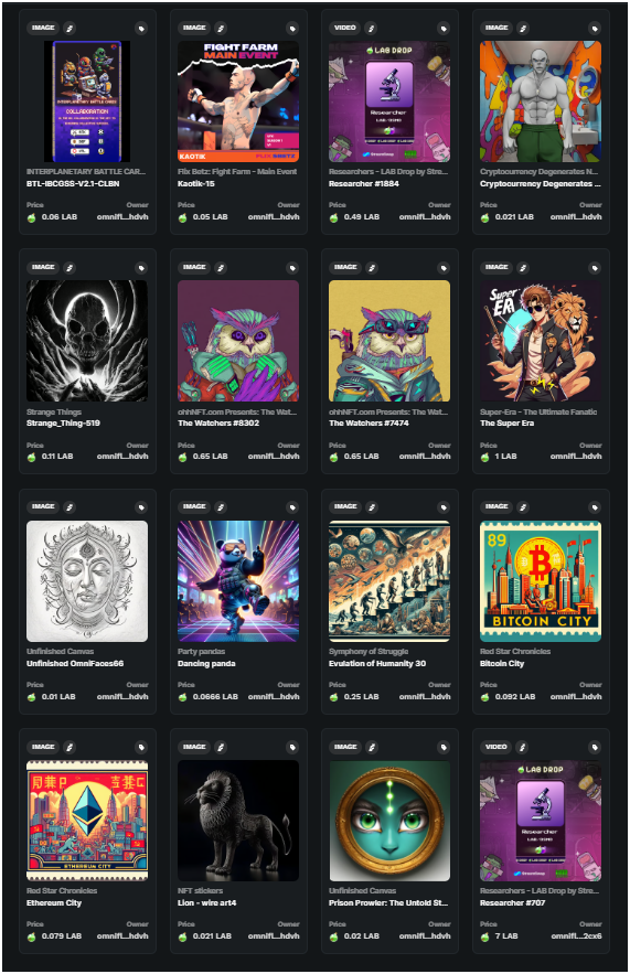 FlixFanatics's tweet photo. Attention $LAB Community &amp; #OmniFlix Fans

 While waiting for the @madscientists_x #NFT mint, dive into our marketplace using $LAB at https://t.co/LNy6wFxv1O

Discover &amp;support creators by minting their #NFTs 

 Share your picks here &amp; let's the experimentation begin. https://t.co/ieAE0XSNDy