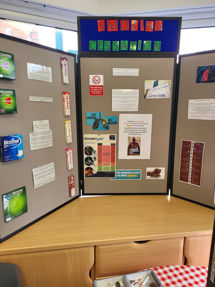 FionaMelding's tweet photo. Really successful group on Beech today promoting smoke free lots of interest and discussion generated from the props we used @Polly_Solomon  @DAWNPAR48306230 @StevieN26 🤗 #teambeech @GMMH_NHS 😊 https://t.co/0fRnwRXSIy
