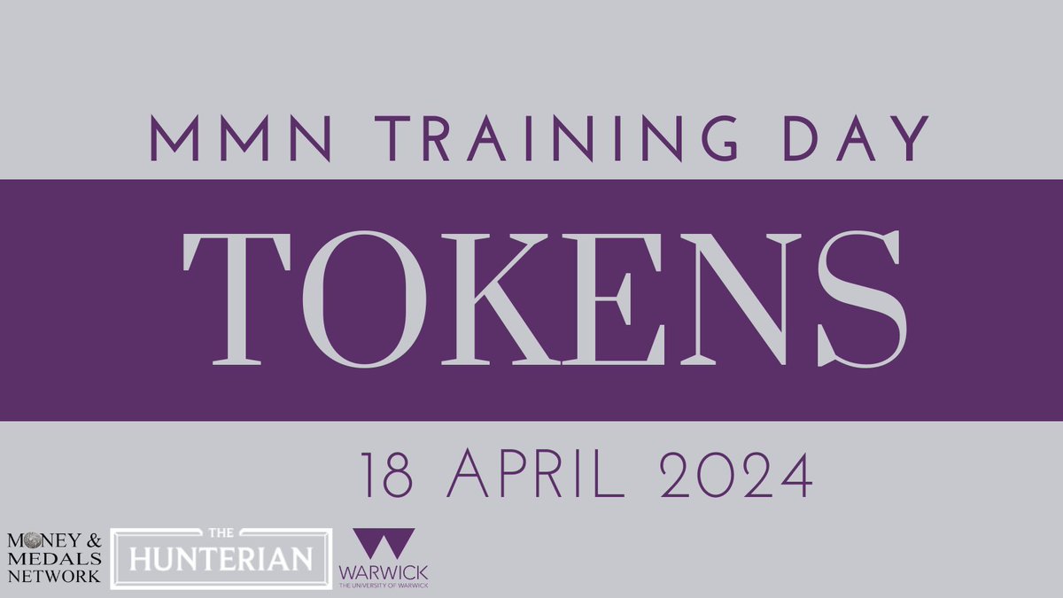 Only a week to go before a fascinating training day offered by the Money & Medals Network and the @hunterian! This is part of the exhibition: 'The Roman World in 10 Tokens' and looks at various topics through the lens of the Hunterian's own collection. warwick.ac.uk/fac/arts/class…