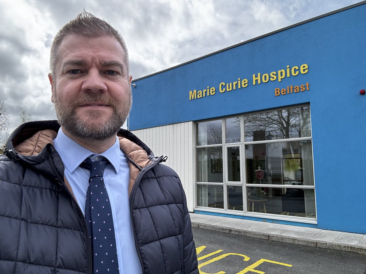 Humbling experience visiting Marie Curie hospice in Belfast today to hear of their work and the need for an end of life strategy embedded in the programme for government. @SDLPlive @MarieCurieNI