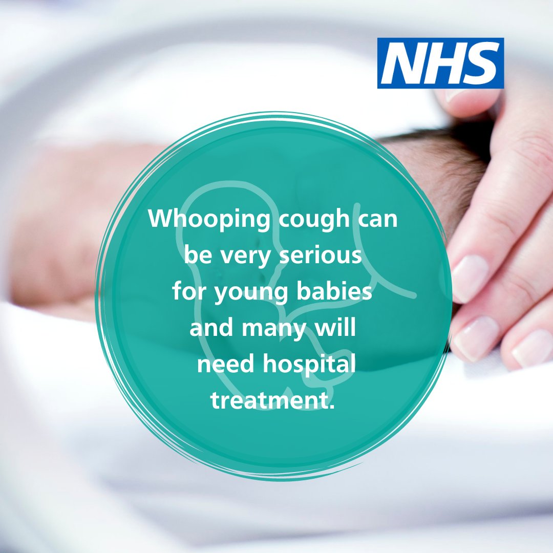 Cases of whooping cough are continuing to rise. If you are pregnant, it's important to get the whooping cough vaccine to protect your newborn baby, as they are at greatest risk. Find out more. buff.ly/3UaIn2S