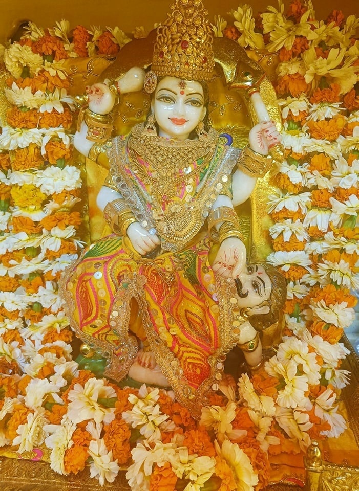 Maa Baglamukhi is a unique blend of radiance who can be seen performing rigorous austerity and meditation.