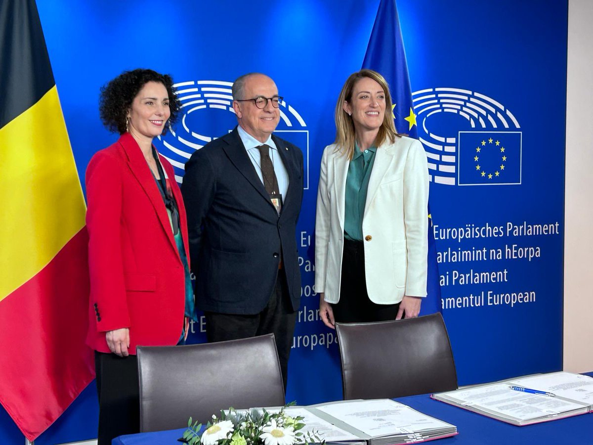 ‼️#DOP E #IGP: DA MAGGIO LE NUOVE REGOLE 📌Oggi a📍#bruxelles la firma del Regolamento con @EP_President e Presidenza belga @EU2024BE #PressRelease @eurodeputatipd @SocialMasaf I dettagli nel Comunicato Stampa 👉paolodecastro.it/comunicati/293…