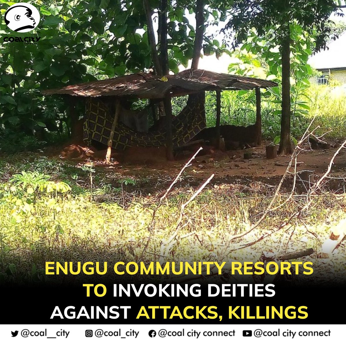 Enugu-Ezike in Igboeze-North LGA has resorted to invoking deities to address the frequent attacks and killings by gunmen. Multiple sources said that the community invoked the deities following the alleged inability of the security agencies to effectively address the issue. The/