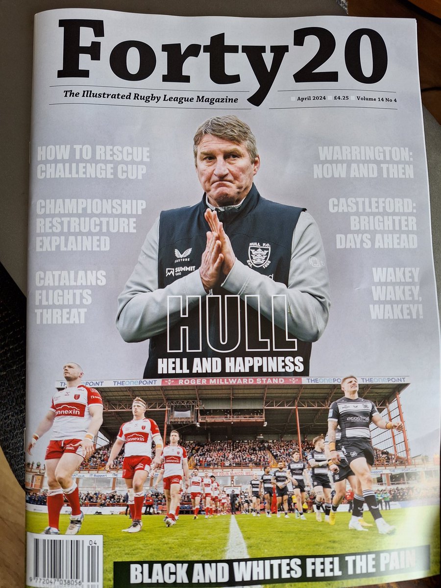Great timing @Forty20magazine this dropped on the door mat just as I'm reading the news that Tony and Hull have parted company.