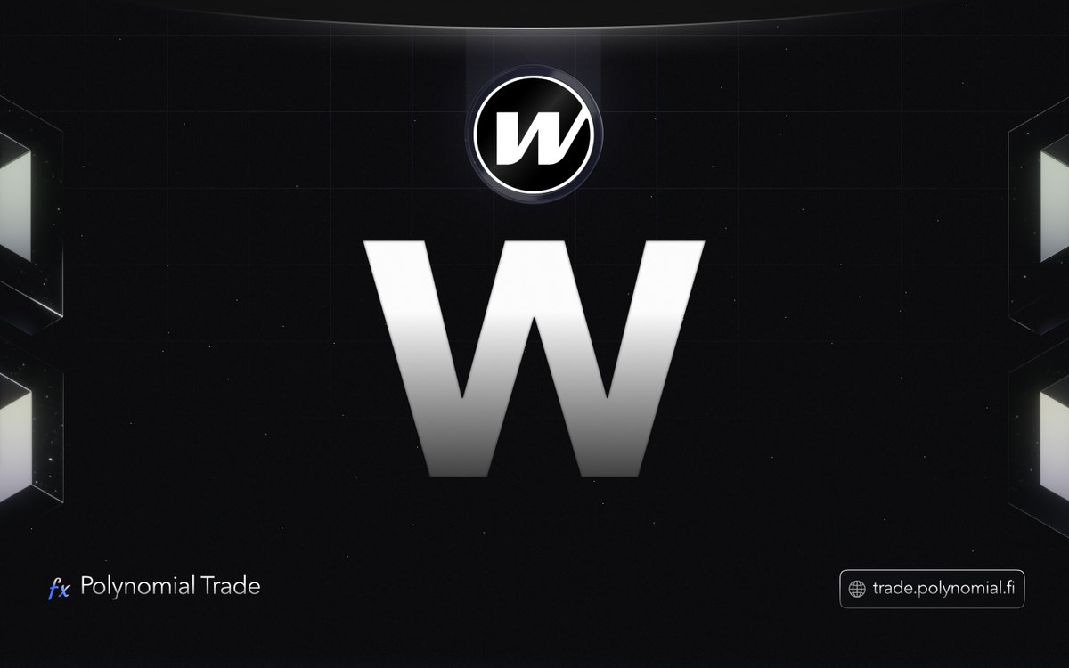 gworm (🪱,🕳️) You can now trade @wormhole's native token $W with up to 25x leverage on Polynomial Trade on @base 👉 polynomial.trade