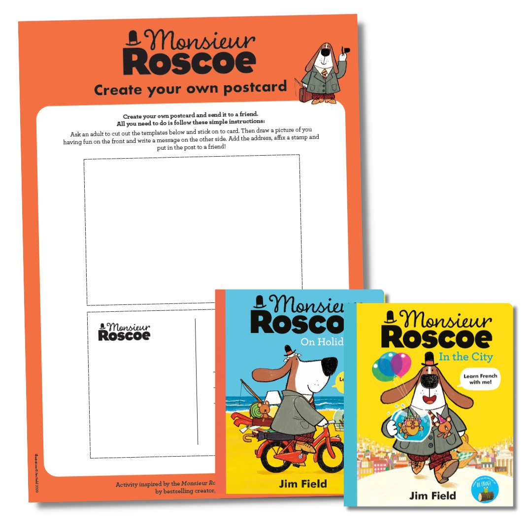 Make learning French exciting for young children with Monsieur Roscoe, the colourful, bilingual picture books from the bestselling illustrator of Oi Frog! @_JimField🔅 #MonsieurRoscoeInTheCity is now out in Paperback! Download our free activity sheets: brnw.ch/21wIIxs