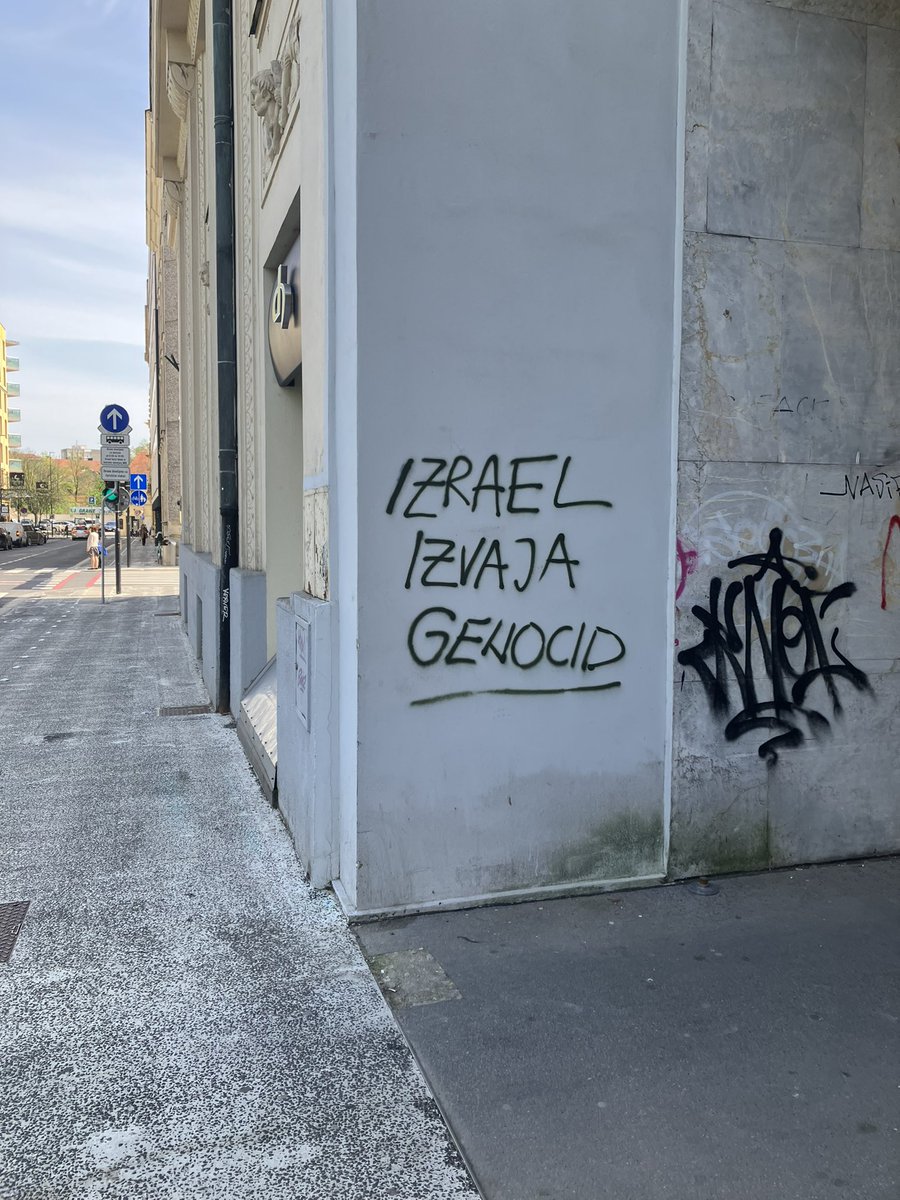 Kje so vsi grafiti v podporo Izraelu?