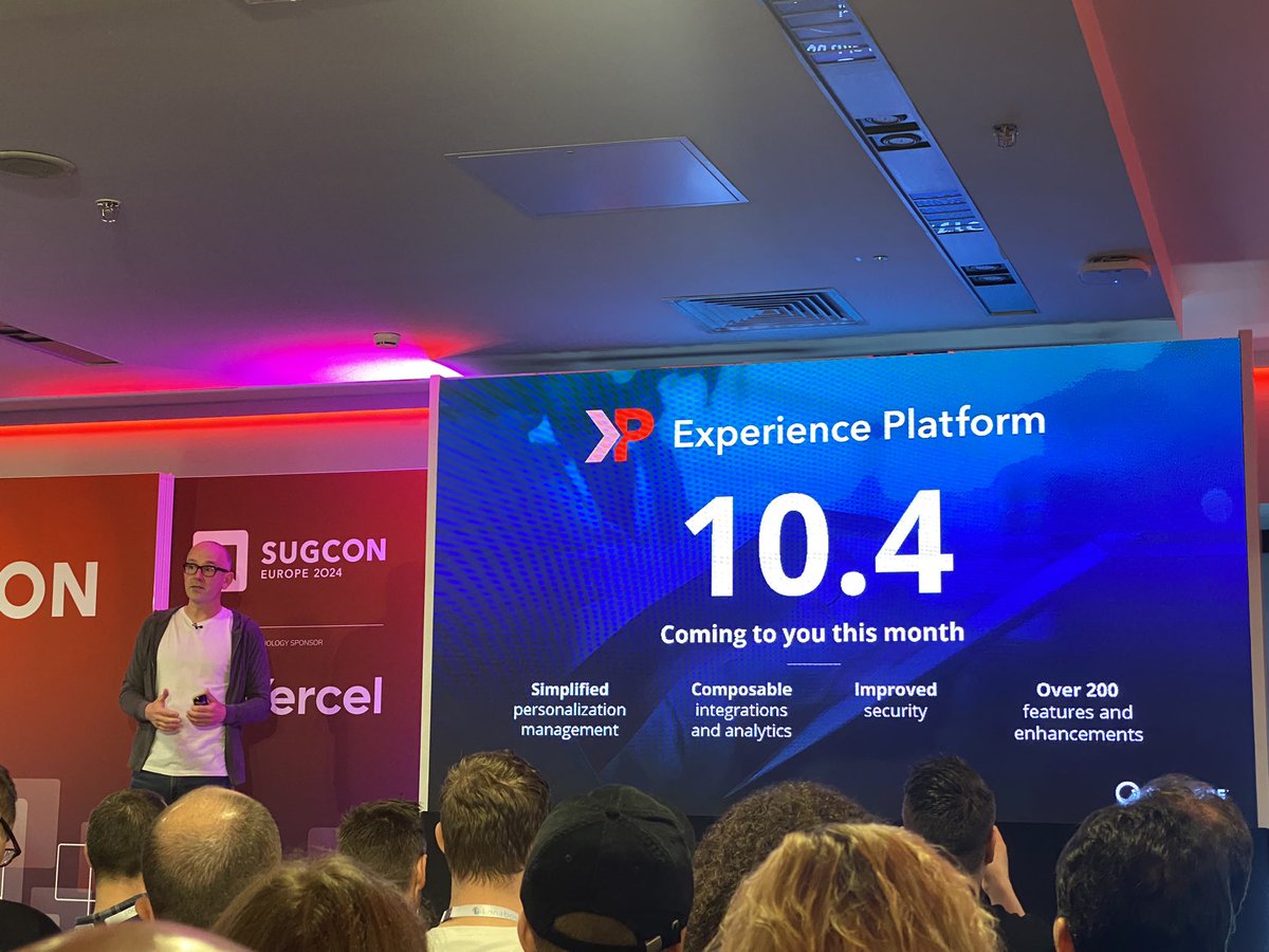 Sitecore 10.4 coming this month #sugcon