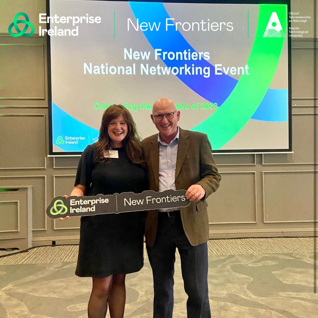 Great to meet our good friend @roe_gal @portershed  at last month's @Entirl #NewFrontiers national networking event.

𝗔𝗽𝗽𝗹𝗶𝗰𝗮𝘁𝗶𝗼𝗻𝘀 𝗳𝗼𝗿 𝗣𝗵𝗮𝘀𝗲 𝟭 𝗮𝗿𝗲 𝗻𝗼𝘄 𝗼𝗽𝗲𝗻. 𝗔𝗽𝗽𝗹𝘆 𝗯𝗲𝗳𝗼𝗿𝗲 𝟭𝟯𝘁𝗵 𝗠𝗮𝘆 atuihubs.ie/newfrontiers/ 

@EI_NewFrontiers