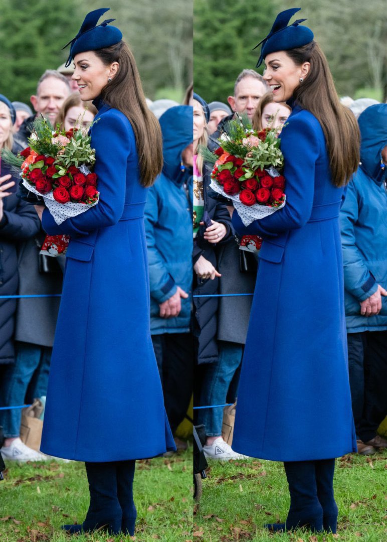 The Princess of Wales on Christmas morning last year 😍🤩