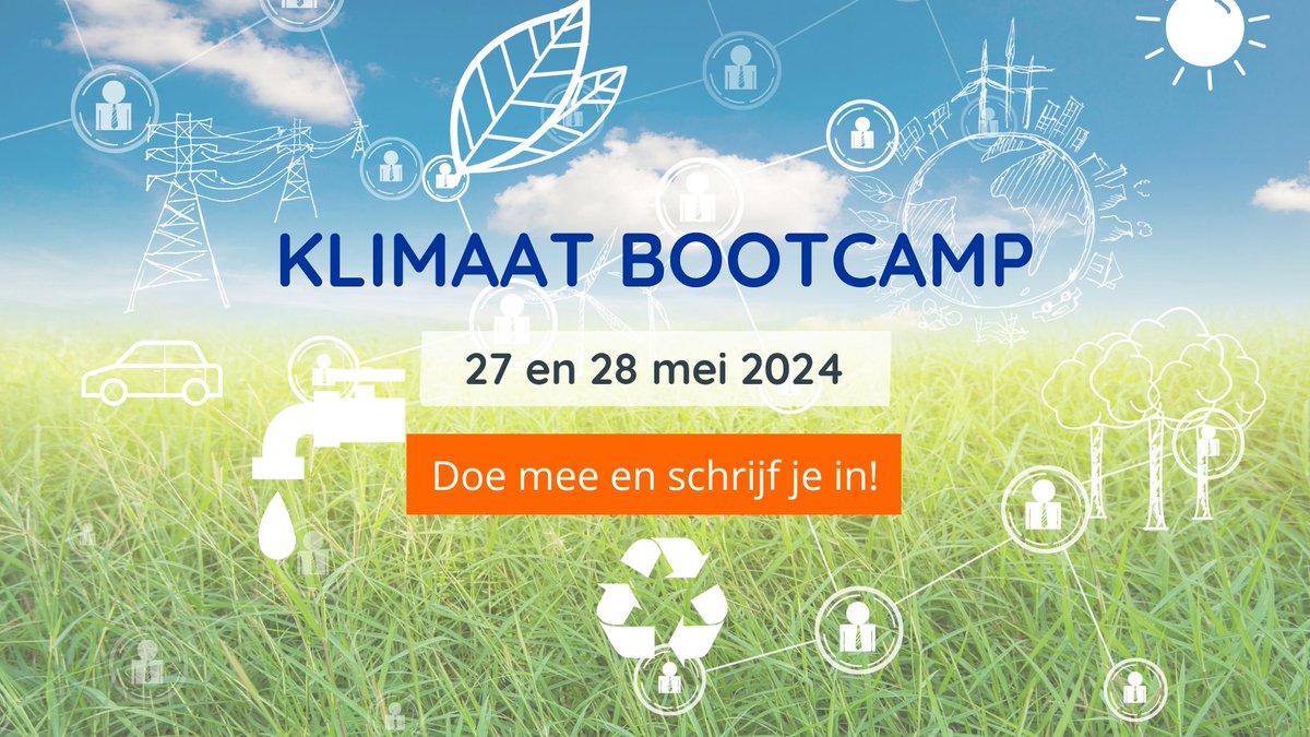 Vergaar topkennis voor een duurzamere wereld op onze tweedaagse klimaatbootcamp! Ontdek stappen voor bedrijven, NGO's, steden en individuen in de klimaatcrisis. Experts behandelen energie, voeding, mobiliteit en gebouwen, met een update door @WimThiery events.vub.be/klimaat-bootca…