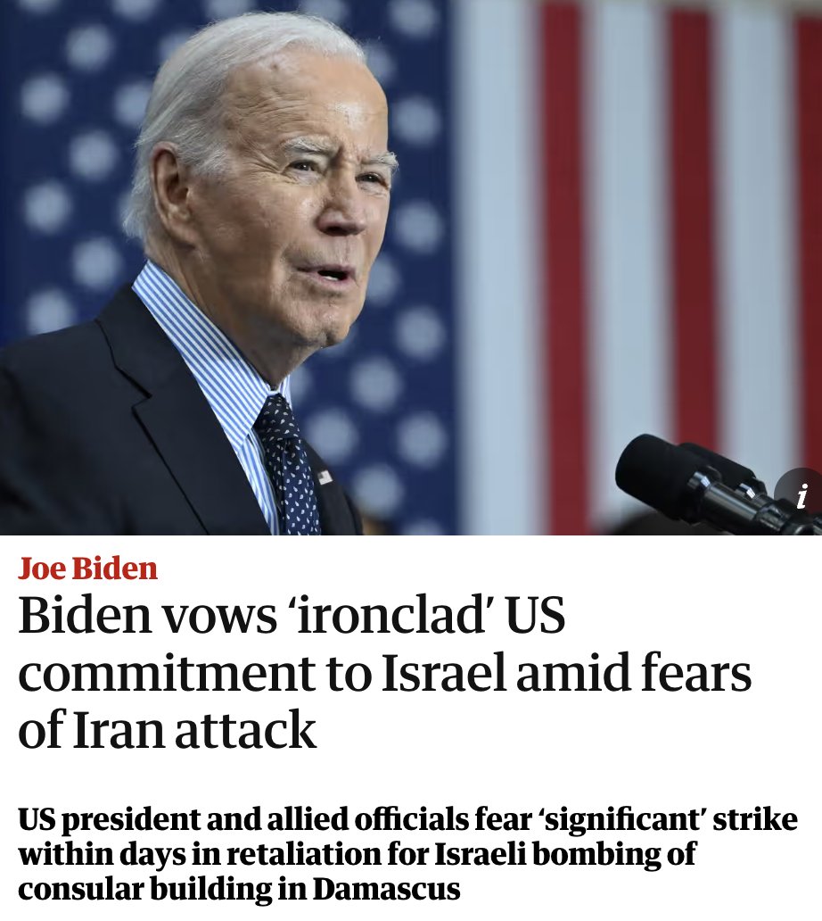 A missile strike on a consular building is a violation of international law, but Biden supports it. A proportionate reprisal is consistent with international law, but Biden is 'ironclad' in his opposition to it. So what are the rules of this 'rules-based international order'?