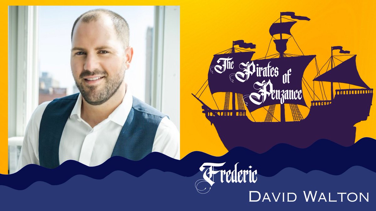 David is making his debut with OSA as Frederic, a pirate apprentice with a heart of gold. Join us on this swashbuckling tale TONIGHT and Saturday 13 at the Tobin Center. Tickets are going fast, so click here to get your tickets today bit.ly/47uo83w