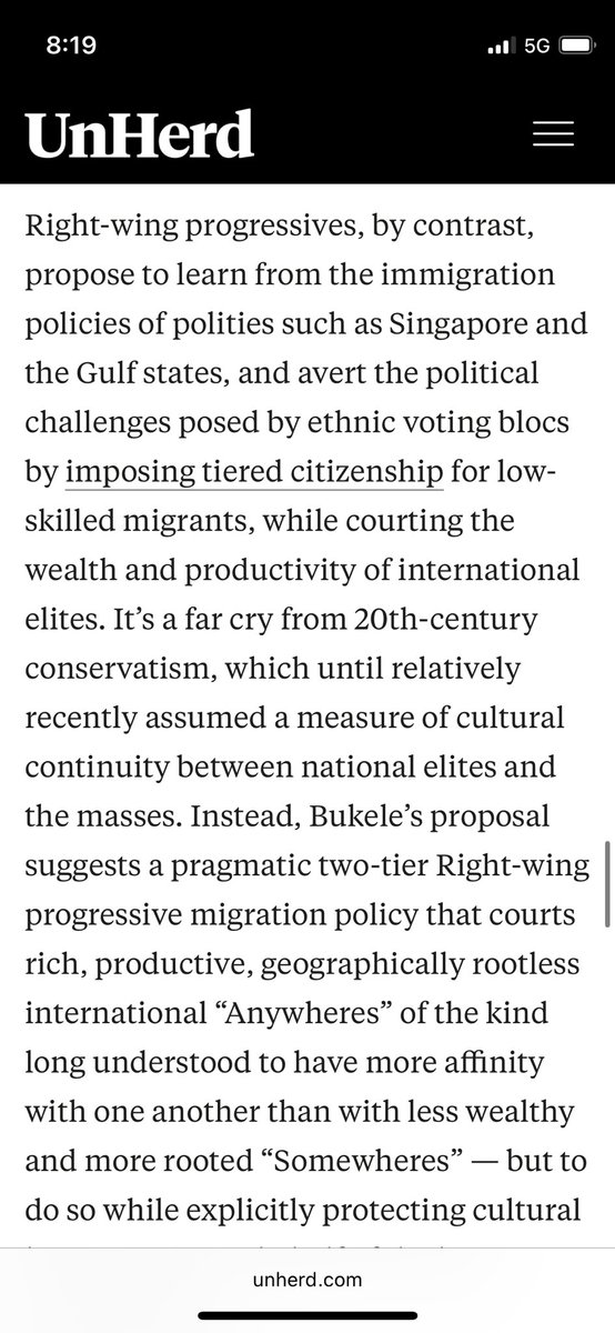 Terrific essay. On the future of the right.