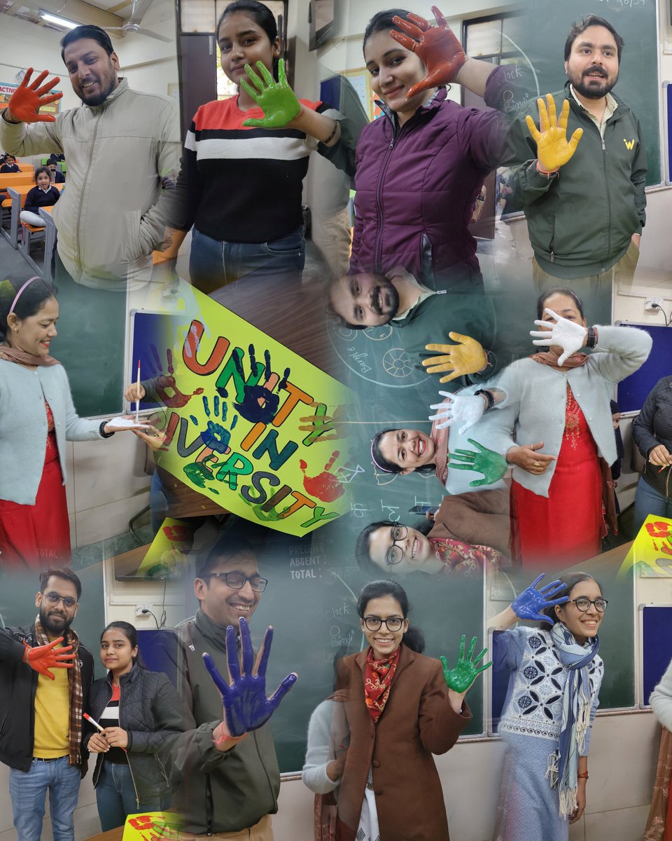 chhaya_kr's tweet image. Teachers who love teaching, teach children to love learning👩‍🏫👨‍🏫
Unity in diversity✨🫂🤍
#UnityInDiversity #teacherlife #loveforteaching
