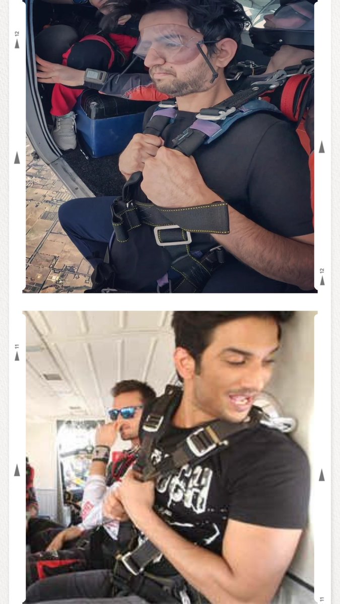 #JusticeForSushantSinghRajput𓃵 I tried recreating the skydiving moment of Sushant bhaiya. The experience was surreal. It felt like a vacuum cleaner was sucking my entire body. 😅 Moral of the story: Choose your idols wisely.