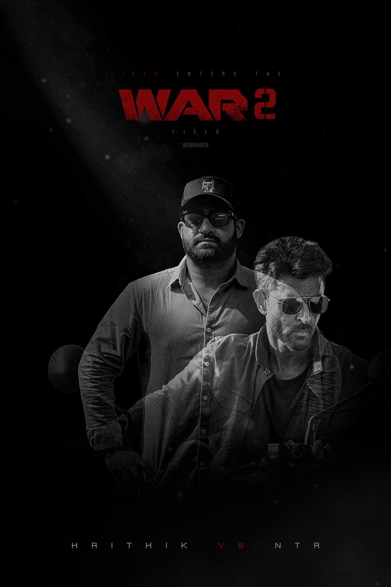 TIGER in - THE WAR - zone Now…🐯🔥 @tarak9999 #ManOfMassesNTR #War2 #Devara #JrNTR #Hrithik Design - @Shiva4Ntr