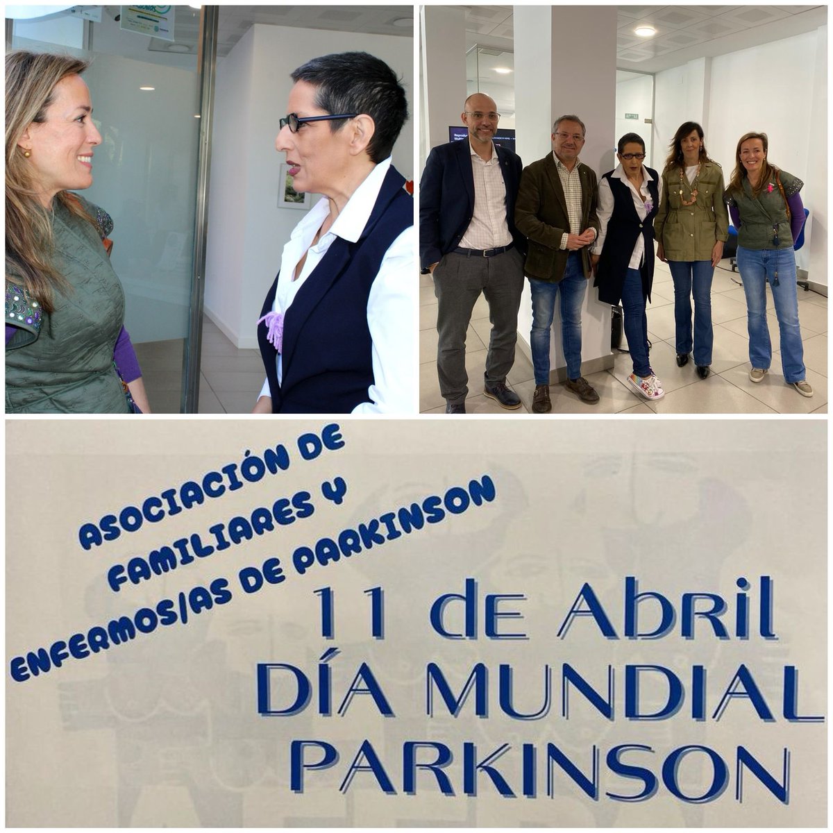 Un placer haber visitado la Asociación de Familiares de Parkinson de Albacete Enhorabuena a AFEPAB y a su presidenta, Lola Játiva, por vuestro 20 aniversario. Gracias por vuestra enorme labor. 🔹Tenéis el apoyo y compromiso del @ppopular #DíaMundialDelParkinson
